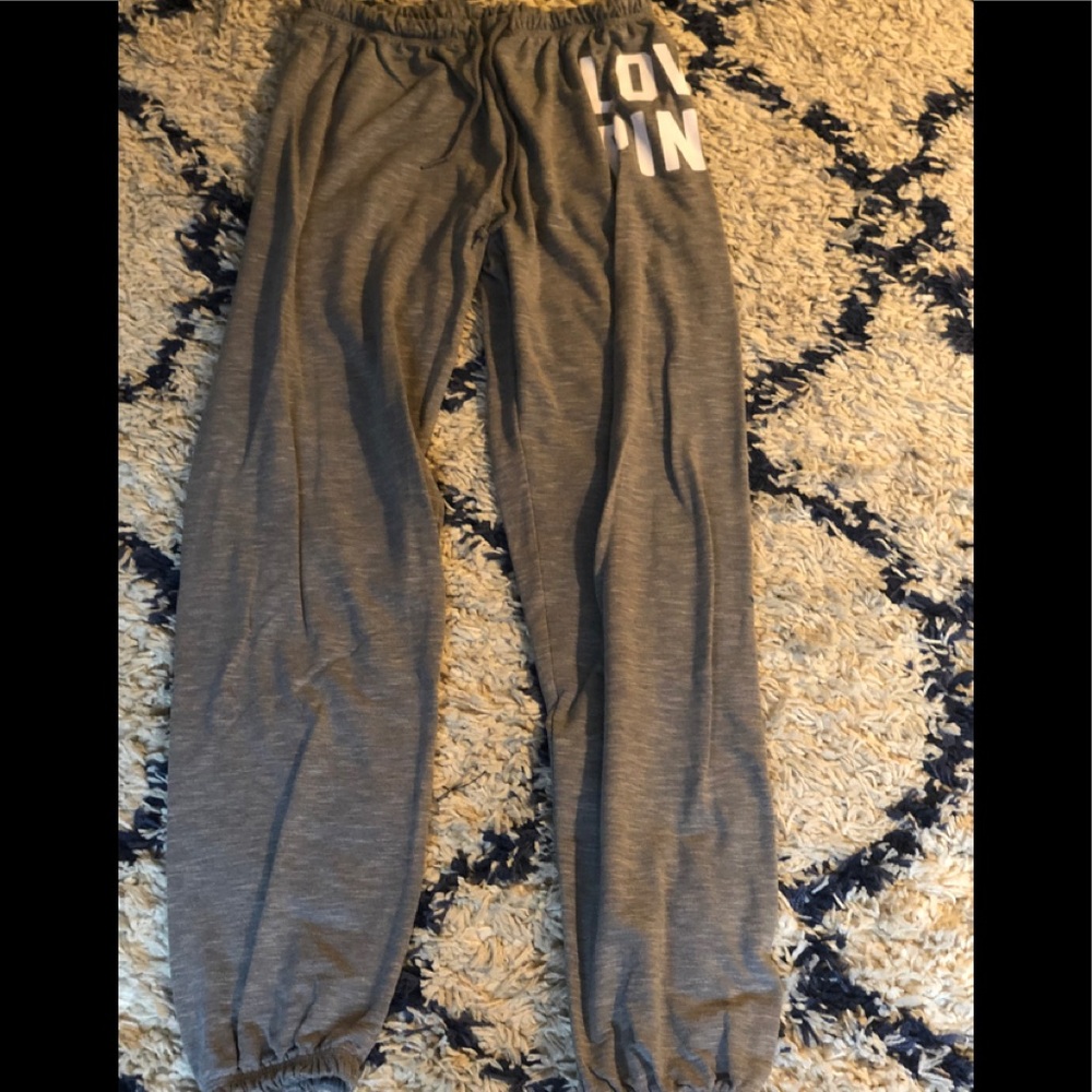 Pink sweatpants